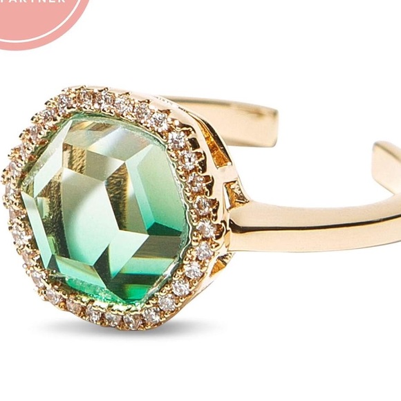NEW Joy Dravecky Green Ombré Adjustable Ring - Picture 3 of 7